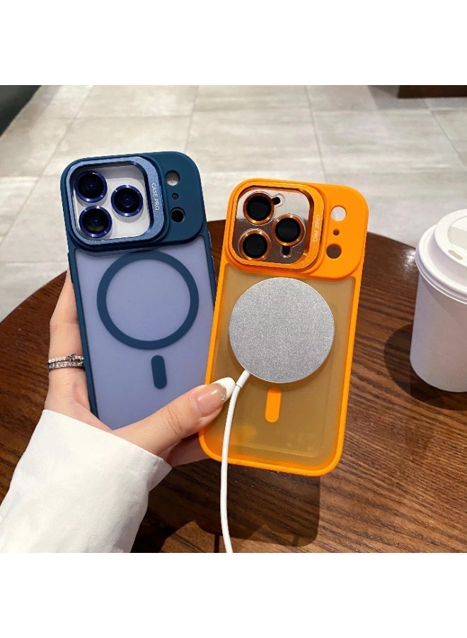 iPhone 17 Pro Translucent Matte Kickstand Case for iPhone 17 Pro, Built-in Adjustable Camera Stand, Magnetic Mag-Safe Shockproof Phone Cover for iPhone 17 Pro - Image 3